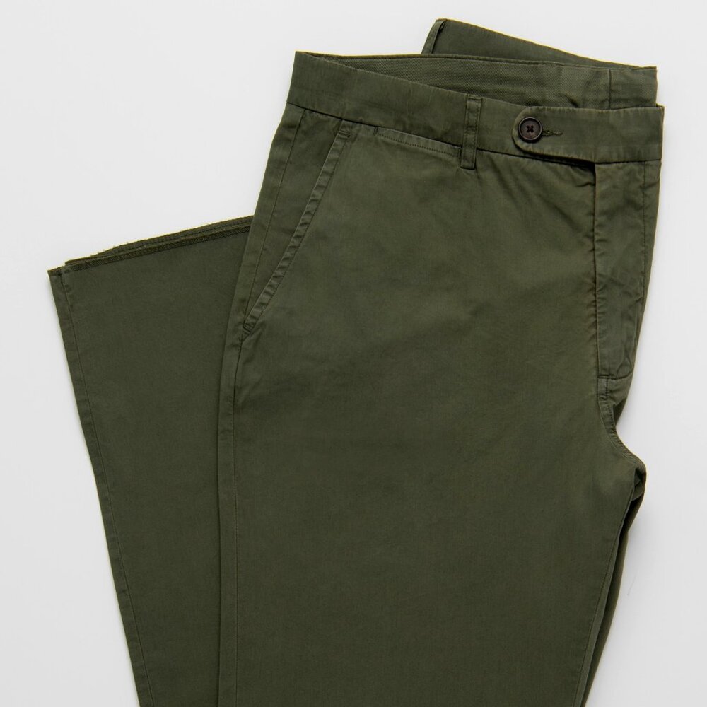 Spier & Mackay Green Garment Dyed Chino, Slim Fit 32W NWT
